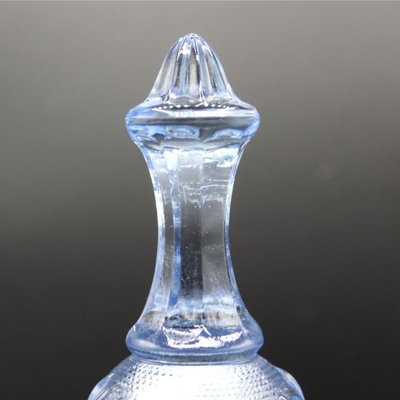 Vintage Indiana Glass Bell Tiara Ice Blue Sandwich Pattern Collectible Colonial - Picture 2 of 7